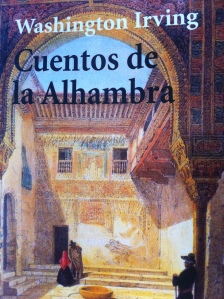 Portada de Alianza Editorial del libro de bolsillo Cuentos de la Alhambra, de Washington Irving
